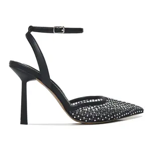 trend heels shoes for women sandals 2024 ladies high heel wholesale sandals fashion shoes pu pumps