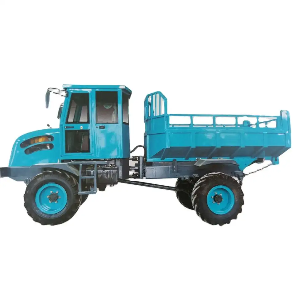 Best Quality Four Wheeled Mining Tracked Vehicle Agricultural Dump Truck Engineering Transportation
