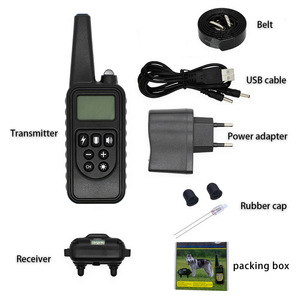 Wiederaufladbares Regenfestes Hundetrainingshalsband Lange Reichweite Einstellbare Schockstufen Kunststoffmaterial Modell D8-NEU Hergestellt in China - Product Image 5