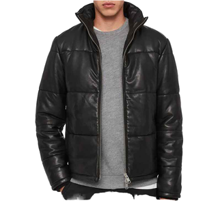 Chaqueta Bomber Deportiva de Primavera para Hombre, Informal, Ligera, Personalizada, Impermeable, de Lona Recubierta, Teñida Lisa, de Cuero PU - Product Image 3