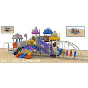 Terrain de jeu extérieur de conception moderne rentable aire de jeux extérieure pour enfants ensemble de jeu Playhouse parc scolaire amusant - Product Image 4