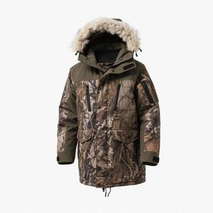 Veste en jean matelassée légère et pliable, camouflage d'automne, chasse, pêche, coupe-vent, chaude, 100% coton, réversible, écologique - Product Image 2