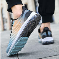 2023 grande taille 39-49 nouvelle mode décontracté rembourré rebond coussin d'air Jogging marche chaussures de sport pour hommes