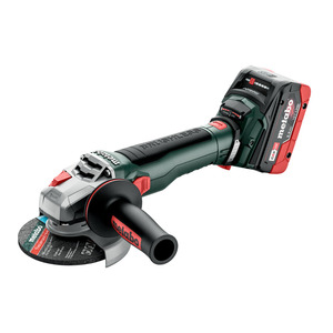 Meuleuse d'angle sans fil Metabo 125 mm, sans balais, alimentée par batterie, pour la découpe des métaux - Product Image 1