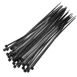 สายรัดเคเบิล LTS ขนาด 4x250 มม. ไนลอนแบบล็อคตัวเอง สีดำ เกรดอุตสาหกรรม สำหรับจัดระเบียบสายไฟ - Product Image 1