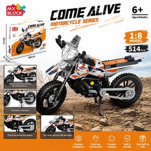 EPT 1:8 Juego de Bloques de Construcción de Motocross Todoterreno, 514 Piezas, Kit de Modelo de Motocicleta Mecánica para Niños Mayores de 6 Años - Product Image 2