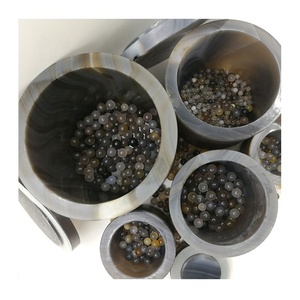 Media zirkonia kemurnian tinggi dengan baja tahan karat 304 Solid dan bola gerinda batu akik Brasil alami dan manik-manik, disetujui oleh Ce - Product Image 5