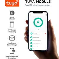 Cerradura de Puerta con Reconocimiento Facial y Huella Digital Negra, Pantalla de 3.5 Pulgadas, Seguridad Grado C, Aplicación Tuya para Hogar, Hotel, Apartamentos