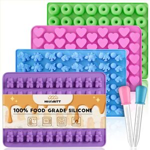 La fábrica MUYULINS puede personalizar caramelos con forma de oso, donut y corazón, silicona antiadherente de grado platino LFGB, libre de BPA. - Product Image 1