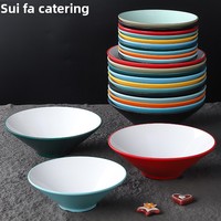 BST Kommerzielles Kunststoff-Melamin-Geschirr Restaurant-Spezifische Nudelschalen Reisschalen Scharfe Hot Pot Schweinefleischschalen - Modern und Langlebig