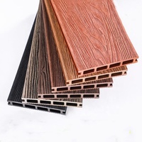 Planche de terrasse WPC sans joint, antidérapante, résistante aux intempéries, facile à installer pour l'espace de vie extérieur du jardin