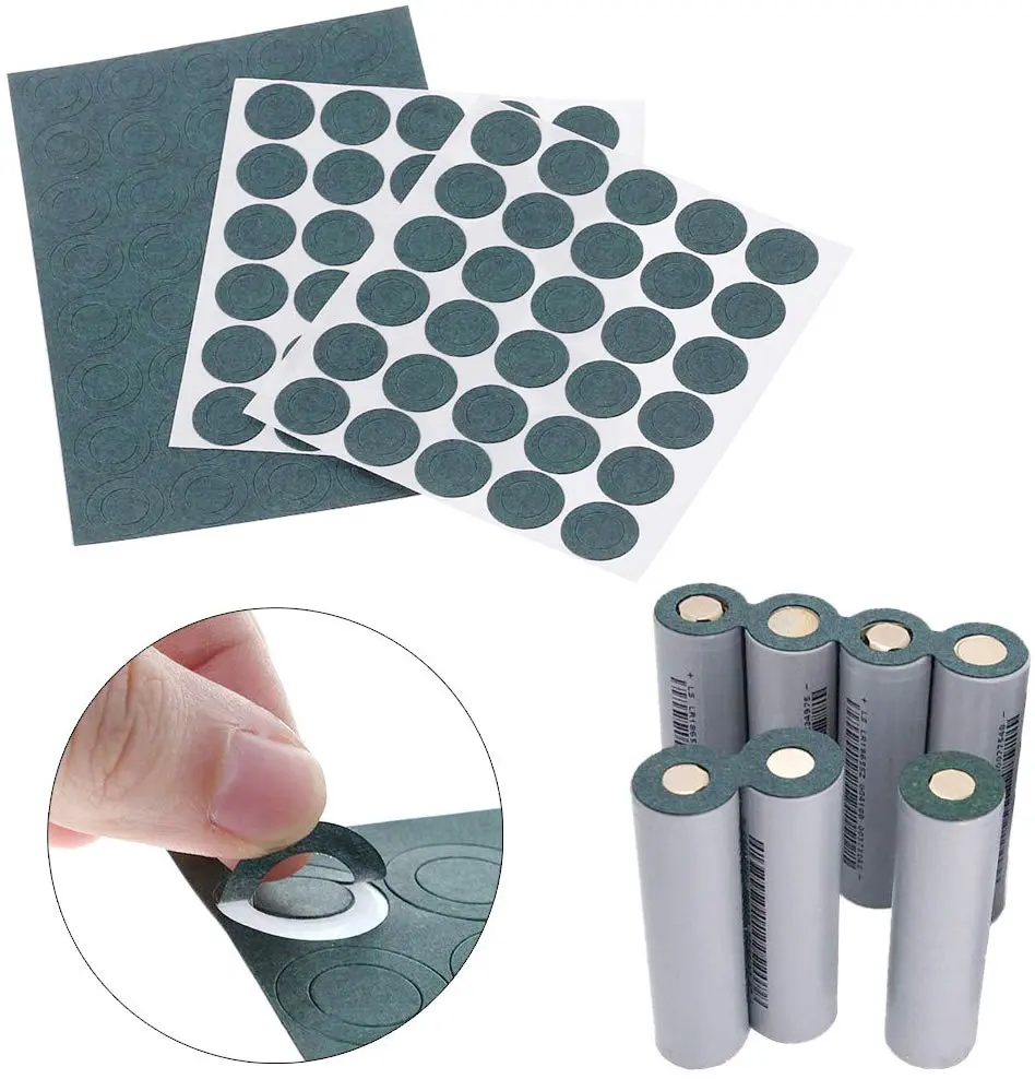 18650 Battery Insulation Gasket Barley Paper Li-ion Pack Cell Adhesive Glue Fish Tape for Warp Electrode Insulated Pads
