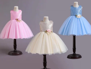 ชุดเดรสสั้นสำหรับเด็กผู้หญิงราคาถูกที่สุด ผลิตจากผ้าฝ้าย แบบไม่มีแขน จำหน่ายโดยผู้ส่งออกชาวอินเดีย - Product Image 2