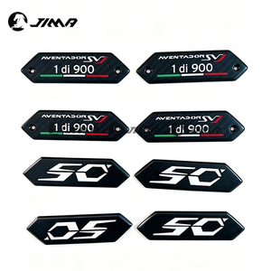 Emblème intérieur 50e anniversaire SVJ 1 Di <span class=keywords><strong>900</strong></span> pour <span class=keywords><strong>Lamborghini</strong></span> Aventador Gallardo, plaque signalétique du tableau de bord 470000107 - Product Image 1
