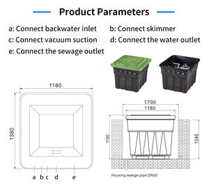 <span class=keywords><strong>Filtre</strong></span> à <span class=keywords><strong>sable</strong></span> intégré en fibre de verre et acrylique de haute qualité pour piscine enterrée avec pompe pour le traitement et la filtration de l'eau - Product Image 4