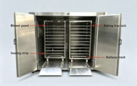 304 roestvrijstalen dienblad fruitdrogermachine voor appel, banaan, mango, groente, kruiden, droogapparatuur voor huisdierensnoepjes