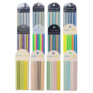 สติ๊กเกอร์ดัชนีโปร่งใส 12 สี 160 แผ่น/แผ่น แบบมีกาวในตัว สำหรับนักเรียน อุปกรณ์เครื่องเขียนสำหรับโรงเรียน - Product Image 1