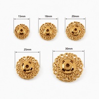 Kancing Tekan Tersembunyi Deepeel D2-1 15-30mm dari Bahan Alloy, Dekoratif, untuk Pakaian, Tas, Kerajinan Kulit, dan DIY