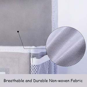 Organisateur mural pliable 2021 avec poches filetées, prix d'usine, sacs de rangement suspendus pour vêtements, chaussures, outils, utilisation en garage - Product Image 4