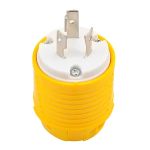 Nema L5-20 Replacement Plug And Socket For Extension Cord Ends Replacement 20a Twist Lock Outlet