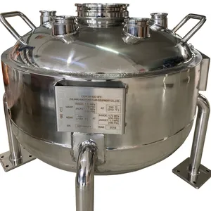 stainless steel sanitary extractor jacketed solvent storage tank ASME