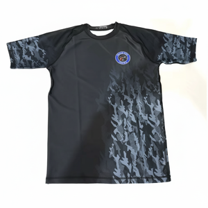 Camiseta Deportiva de Compresión de Secado Rápido para Hombre, Diseño Digital Único en el Cuello, Mangas Cortas Elásticas, Capa Base de Sublimación - Product Image 2