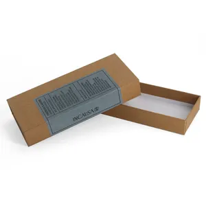 사용자 정의 로고 인쇄 빈 크래프트 향 종이 상자 골판지 향 스틱 용 포장 상자