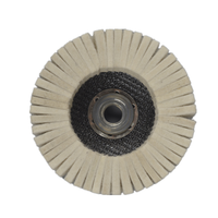 Disque à lamelles en feutre de laine OEM haute densité pour meuleuse d'angle, disque de polissage en feutre pour meuleuse d'angle, pour le polissage des surfaces métalliques et en pierre