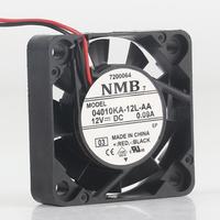 Nouveau ventilateur de refroidissement original NMB 5V 24V 48V DC12V 0.09A AC EC 4010 40X40X10MM 4CM à double roulement à billes pour onduleur, trois fils 04010KA-12L-AA