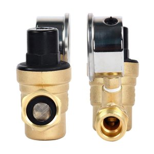 Vanne de réduction de pression haute pression en laiton sans plomb COVNA DN20 3/4 pouce, régulateur de pression d'eau RV réglable avec manomètre - Product Image 3
