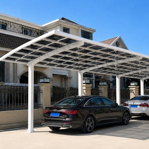 <span class=keywords><strong>Abri</strong></span> pour véhicule, prix usine, revêtement UV 50-100 micromètres, type L, 3m x 5.5m, plaque en polycarbonate massif, pente réglable - Product Image 4