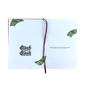 Planificateur financier <span class=keywords><strong>professionnel</strong></span> A5 pour les employés de <span class=keywords><strong>bureau</strong></span> - Relié avec logo personnalisé et objectifs de défis mensuels - Product Image 5