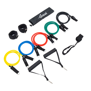 Accessori per Macchine a Cavo: Maniglie in Gomma Espansa Durevoli per Bande di Resistenza, Attrezzi per Esercizi di Forza Indoor - Product Image 3