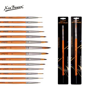 Set di Pennelli Xin Bowen con Manico in Legno di Betulla <span class=keywords><strong>per</strong></span> Dettagli Fini, Pennelli <span class=keywords><strong>per</strong></span> Acquerello e Pittura Artistica - Product Image 2