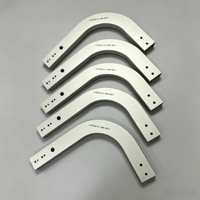 Fabrication sur mesure de tôles métalliques, boîtier en forme de U, revêtement en poudre noir mat, couvercle en tôle métallique, fournisseur par contrat