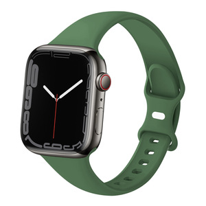 Correa de Silicona Compatible con CHARM para Cintura Pequeña, Hebilla de Mariposa en Forma de 8, para Reloj IWatch <span class=keywords><strong>Serie</strong></span> 6 <span class=keywords><strong>7</strong></span> 8 SE/Ultra - Product Image 1