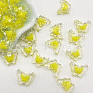 Transparent Acrylic Butterfly <b>Beads</b> For Bracelet Making Bulk Loose <b>Beads</b> Summer 2024 Yiwu Origin - Product Image 5
