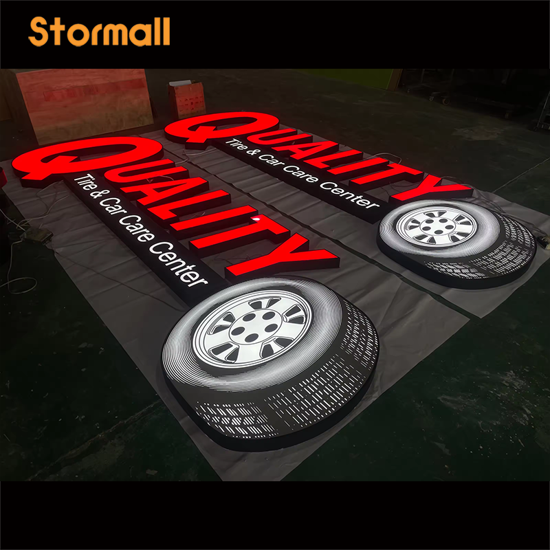 Custom Letter Acrylic Led Sign logo LED Sign Club Led Signs Office Use ...