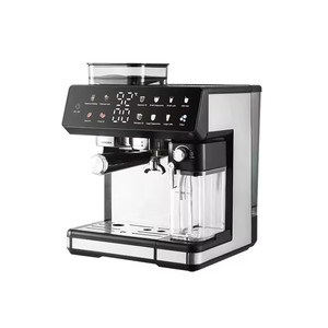 Machine à expresso semi-automatique avec moulin intégré et réservoir à lait, style italien, à une touche, pour la maison et le bureau - Product Image 6