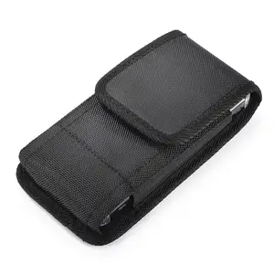 Flip Cell Phone Case with Belt Clip for iPhone Large Phone Pouch Holster for Samsung