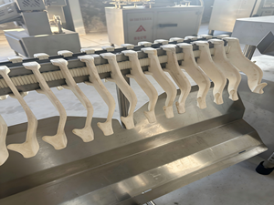Línea de Producción Automática de Salchichas y <span class=keywords><strong>Hot</strong></span> Dogs de 300 kg/h, Equipo para Elaboración, Relleno, Cocción y Ahumado de Salchichas Frankfurt - Product Image 3