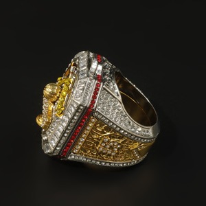 2023 <span class=keywords><strong>Denver</strong></span> Nuggets No. 2023 Anillo de Campeonato de <span class=keywords><strong>Jokic</strong></span>, 15 Anillos, Estilo Hip Hop, Aleación Chapada en Oro, Joyería de Moda para Fanáticos - Product Image 3
