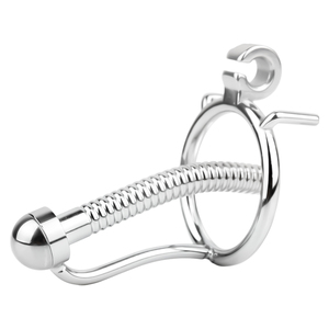 S M L Dispositivo de jaula de castidad masculina Restricción Hombres Bondage Fetiche para hombre Clip de acero inoxidable Jaula de castidad <span class=keywords><strong>Sissy</strong></span> <span class=keywords><strong>Chastity</strong></span> - Product Image 6