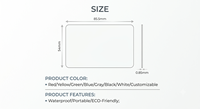 Carte RFID NFC vierge personnalisée 13,56 MHz NTAG213 avec puce NFC pour contrôle d'accès et engagement de marque