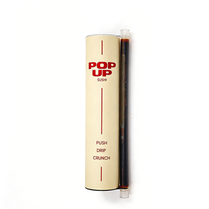 <span class=keywords><strong>Tube</strong></span> à sushi en papier kraft recyclable, qualité alimentaire, personnalisé, 50-60 mm, hauteur 120-220 mm, boîte cylindrique en papier, vente en gros - Product Image 2