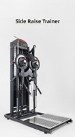 Machine Commerciale en Acier à Sélection de Poids, Multi-Exercices, pour Élévations Latérales Doubles et Pectorales, Résistance Réglable, Pile de Poids de 170 Lbs