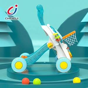Marche-bébé 2 en 1 Table active Marche-bébé poussette Table d'apprentissage multifonction pas cher Jouet de marche-bébé avec musique - Product Image 2