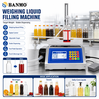 Machine de remplissage semi-automatique de liquides haute précision en acier inoxydable avec pompe péristaltique anti-goutte pour boissons, shampoings, aliments et canettes PET