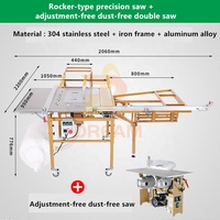 Scie composite sans poussière travail du bois tout-en-un modèle de jt-9bx scie mère table coulissante scie à panneaux kdt lame de scie circulaire de précision