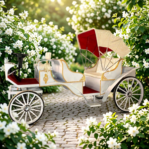 Calèche royale à chevaux électrique personnalisable par le fabricant pour mariages, excursions panoramiques et hôtels - Product Image 1